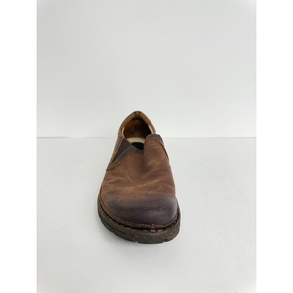 -1681 Born Sawyer Men's Slip on Shoes Dark Brown (Castagno) : 9.5 M (D), Leather - Picture 2 of 5